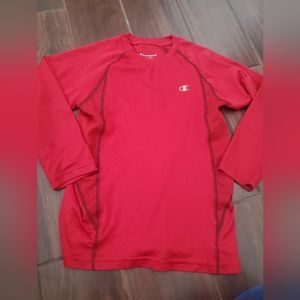 Champion Double Dry ling sleeve top size small youth fits size 7-8 boys